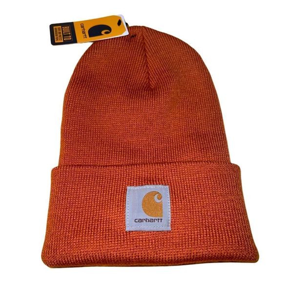 Carhartt Accessories - NWT Carhartt Unisex Acrylic Cuffed Beanie Winter Knit Cap in Iron Ore